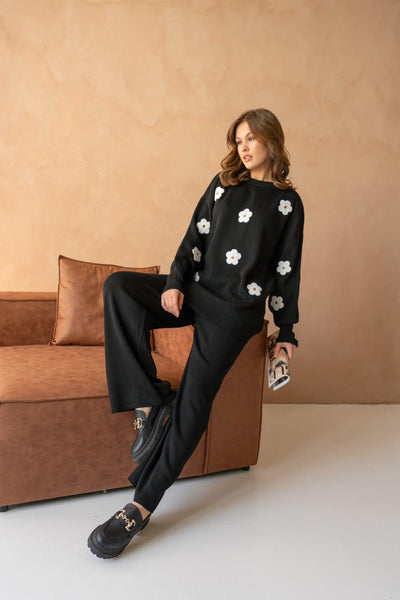 Compleu Tricot Flower