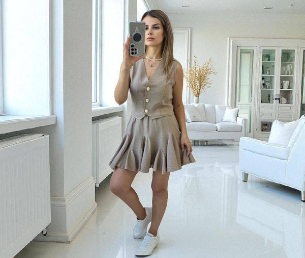 Compleu Vesta + Fusta Pantalon Erika